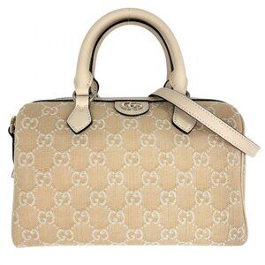 Gucci 2-Way GG Mini Boston Bag Shoulder Bag Crossbody Bag